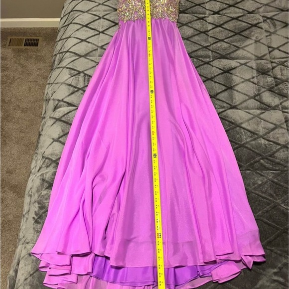 Lilac Prom dress / Purple Prom dress - Picture 7 of 9
